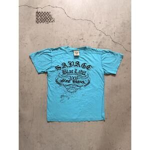 Y2k Blac Label Savage Men's Large Graphic T-Shirt